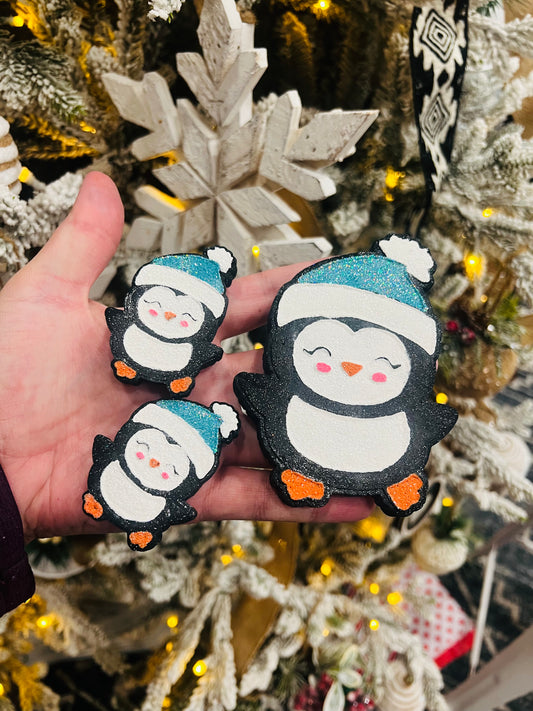 Winter penguins set